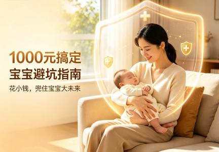 1000块搞定孩子全面保障——2026宝宝保险避坑指南