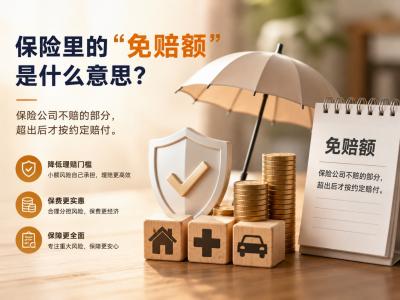 保险里的“免赔额”是什么意思？一分钟读懂这个常见名词