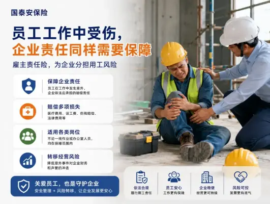 员工上班时受伤，公司已经给他买了意外险，为什么还要关注雇主责任风险？